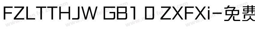 FZLTTHJW GB1 0 ZXFXi字体转换